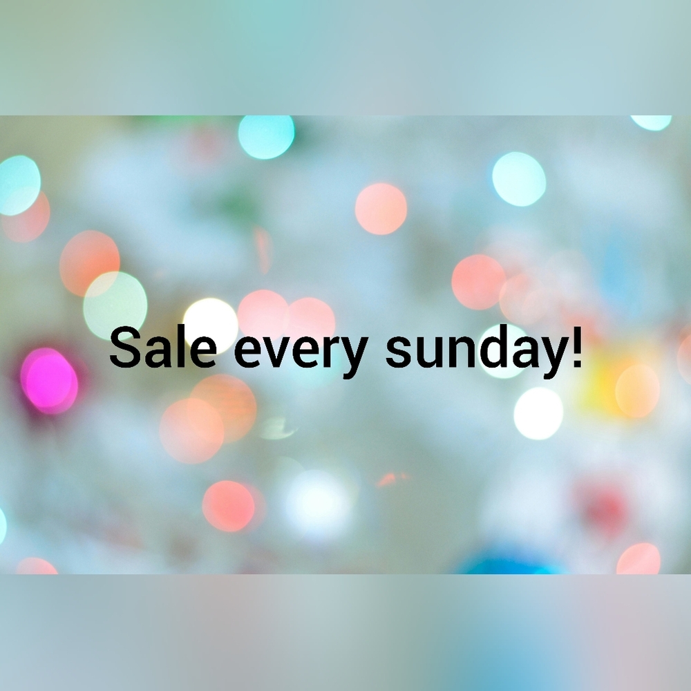 Sale Sunday!